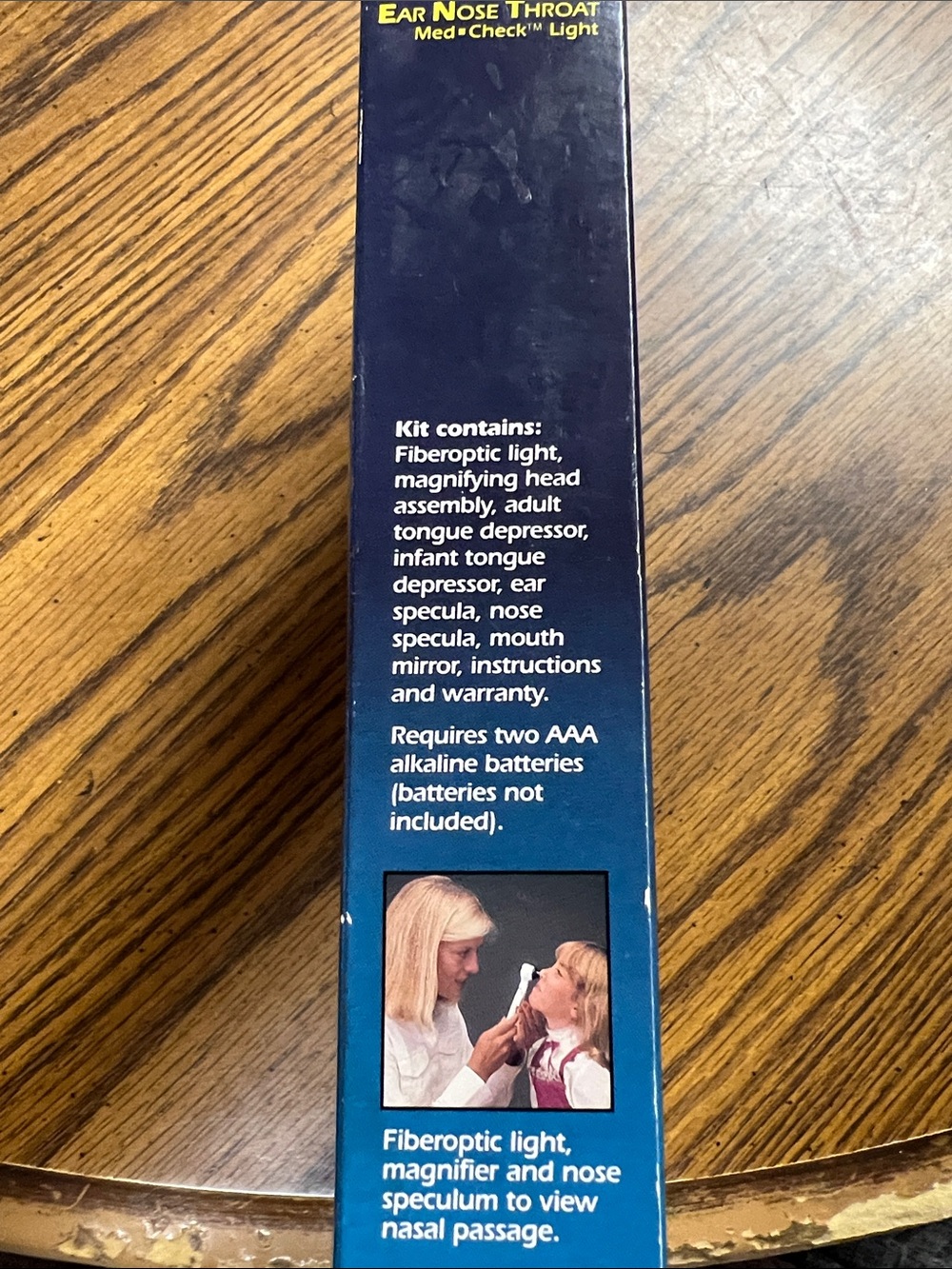 Ear Nose Throat Med-Check Light by Basis - Navy/White - Picture 5 of 5